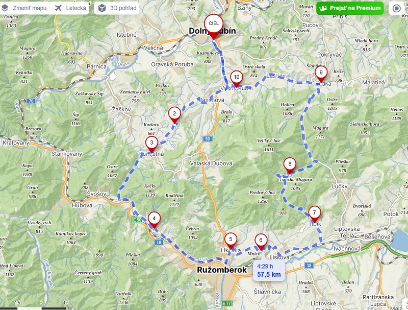 Veľký cyklistický okruh Dolný Kubín