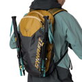 DYNAFIT TRANSALPER 18 Tobacco Black Out 7401 turistický batoh