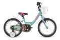 modrý detský bicykel dema veľkosť kolies 16