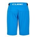 Detské cyklo nohavice Cube MTB Baggy ROOKIE X modré