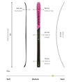 Dynafit DNA Touring Ski – pretekárske lyže (660–690 g)