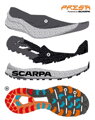 SCARPA SPIN Planet ocean blue lime bežecké topánky