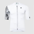 PISSEI PRIME cyklistický pánsky dres BIANCO