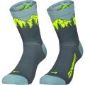 Ponožky Dynafit TRAVERSE MID 0722 cinder ULTRA YELLOW 