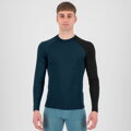 Pánske termo tričko s dlhým rukávom Karpos DINAMICO MERINO 130 Midnight/Black