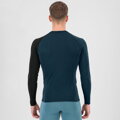 Pánske termo tričko s dlhým rukávom Karpos DINAMICO MERINO 130 Midnight/Black