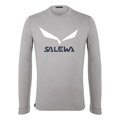 Tričko Salewa SOLIDLOGO DRY 0624 sivé