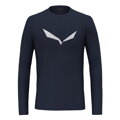 Tričko Salewa SOLIDLOGO DRY 3966 navy blazer