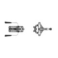 ATK TIMEPACER 12 BLACK Skialpinistické viazanie 