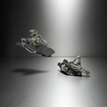 ATK RAIDER 13 EVO CAMO GREEN skialpové viazanie 
