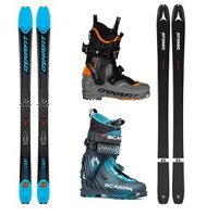 Výpredaj skialpových lyží a lyžiarok