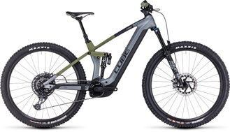 Elektrobicykel CUBE Stereo Hybrid 140 HPC TM 750 flashgrey´n´olive 2023