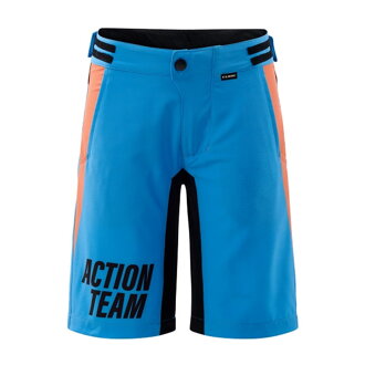 Kraťasy CUBE Baggy JR X Actionteam blue/orange