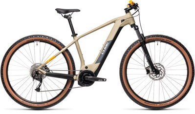 E-bicykel CUBE Reaction Hybrid Performance 500 desert/orange 2021