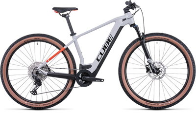 E-bicykel CUBE Reaction Hybrid Pro 500 grey/red 2022