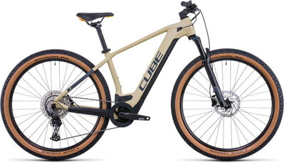E-bicykel CUBE Reaction Hybrid Pro 500 desert orange 2022