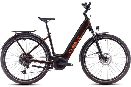 CUBE TOURING HYBRID PRO 625  cinnamon´n´orange 2025