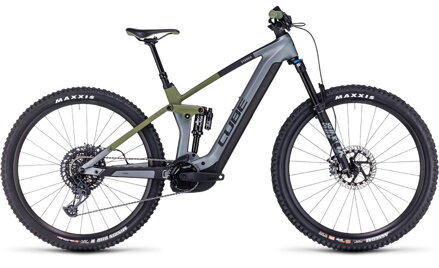 CUBE Stereo Hybrid 140 HPC TM 750 flashgrey olive 2023