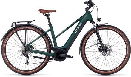 Elektrobicykel CUBE Touring Hybrid ONE 500 darkgreen´n´green 2023