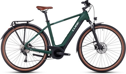 Elektrobicykel CUBE Touring Hybrid ONE 500 darkgreen´n´green 2023