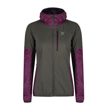 Dámska bunda Montura ALPHA EVO sage green/wine red 4914