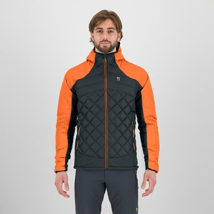 Pánska bunda Karpos Lastei Active PLUS WOODL.GRAY/VIBR.ORANGE 023
