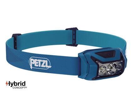 Petzl Actik modrá čelovka 450 lm 