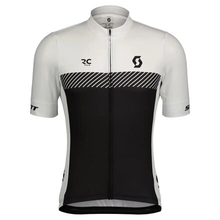 Scott RC Team SS white black pánsky cyklistický dres