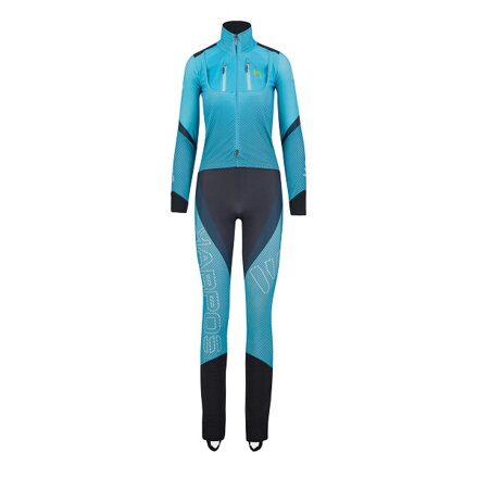 Dámska skialpová kombinéza Karpos Race Evo 071 blue atoll/vulcan