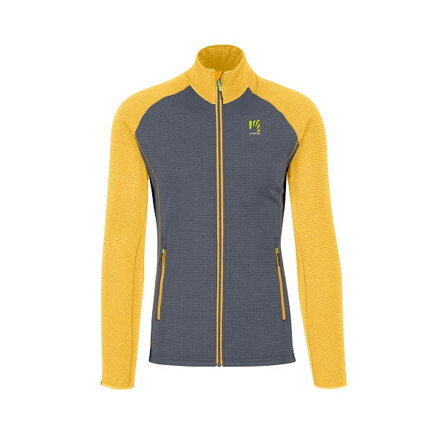 Pánska mikina Karpos AMBRIZZOLA FULL-ZIP dark slate/sunset 020