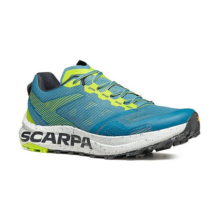SCARPA SPIN Planet ocean blue lime bežecké topánky
