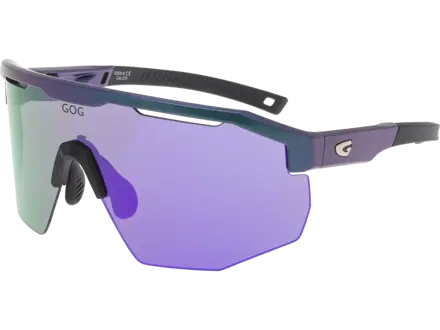 GOG Argo E506-6 metallic purple/green športové okuliare