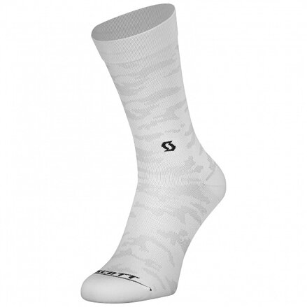 Ponožky Scott Trail Camo Crew white/black