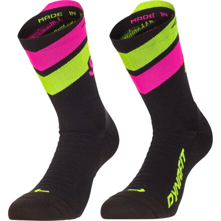 Ponožky Dynafit Ultra Crew 0913 black out ULTRA YELLOW