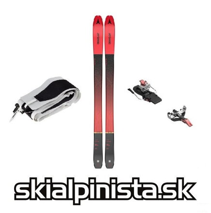 Skialpinistický set ATOMIC BACKLAND 80 SL red s viazaním ATK CREST a pásmi