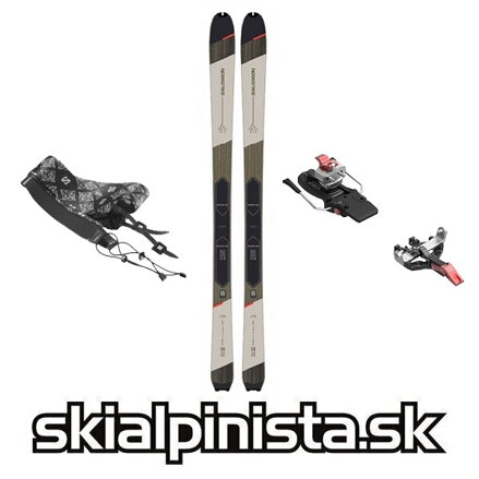Skialpový set SALOMON MTN 80 Carbon s viazaním ATK CREST