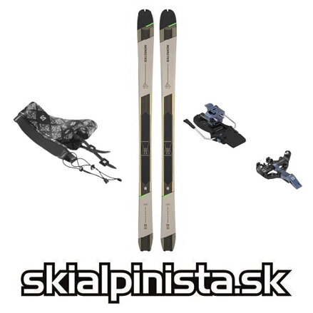 Skialpový set SALOMON MTN 86 Carbon s viazaním ATK CREST