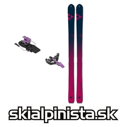 Dámsky skialp set Fischer Tour X-TREME 82 WS s viazaním ATK CREST 8 PURPLE