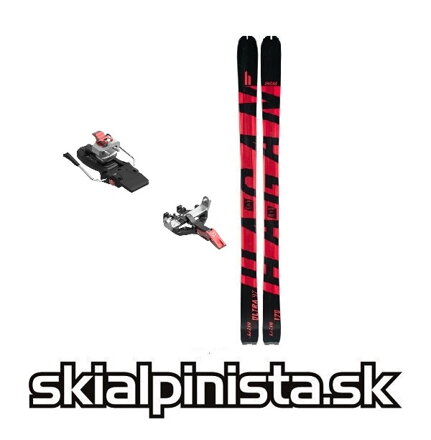 Skialpinistický set HAGAN ULTRA 82 s viazaním CREST 10 RED