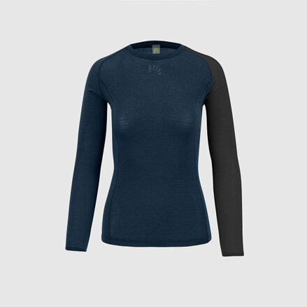 Dámske tričko s dlhým rukávom Karpos DINAMICO MERINO 130 071 midnight/vulcan
