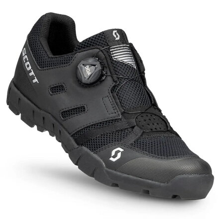 Scott Sport Crus-r Boa Eco black silver cyklistické MTB tretry