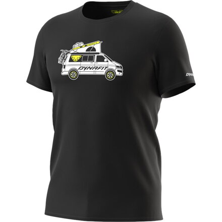 Pánske tričko Dynafit Graphic Cotton black out DYNAVAN 0922