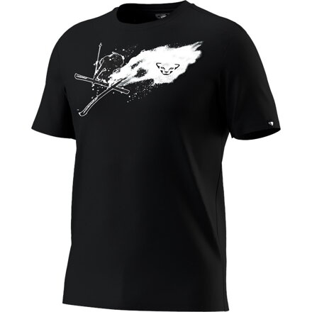 DYNAFIT Graphic Cotton 0911 black out MUTE GRAB pánske tričko
