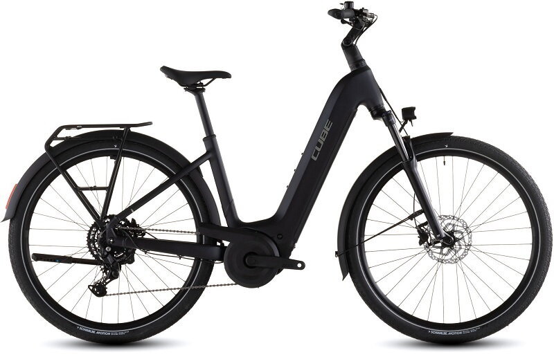 CUBE Touring Hybrid ONE 600 coal´n´chrome model 2026 (Easy Entry)