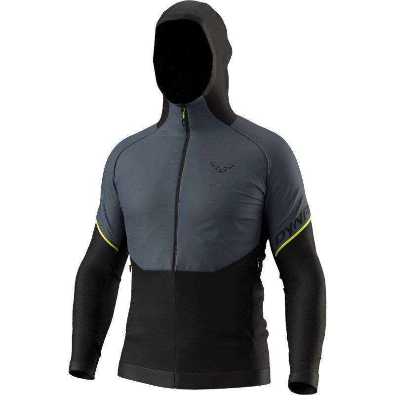 Dynafit Alpine Hybrid Jacket M 0721 cinder pánska bežecká bunda s kapucňou Dynafit Alpine Hybrid Jacket M 0721 cinder pánska bežecká bunda s kapucňou