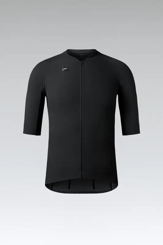 GOBIK Phantom Jet Black – UNI cyklistický dres s krátkym rukávom