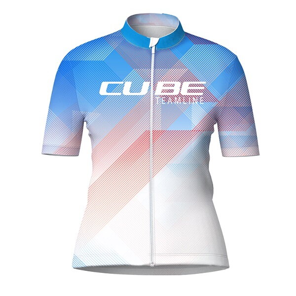 Dámsky cyklistický dres CUBE CMPT Teamline white Dámsky cyklistický dres CUBE CMPT Teamline white