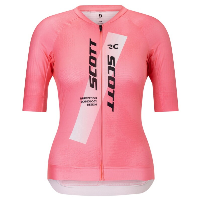 Dámsky cyklistický dres Scott RC Pro digitalpink/white