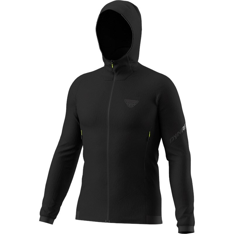 Dynafit Blacklight Thermal Hooded 0910 black out– pánska mikina s kapucňou Dynafit Blacklight Thermal Hooded 0910 black out– pánska mikina s kapucňou