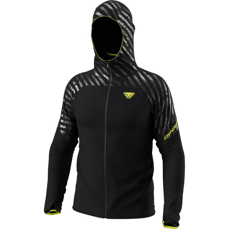 Dynafit Trail Reflective Wind 0911 black out pánska bežecká bunda